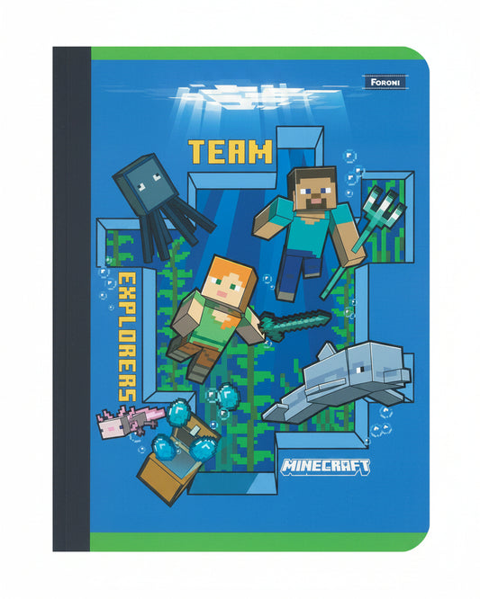 Libreta Minecraft Gde 200 PG