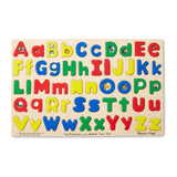 UPPER & LOWER CASE ALPHABET PUZZLE WOOD