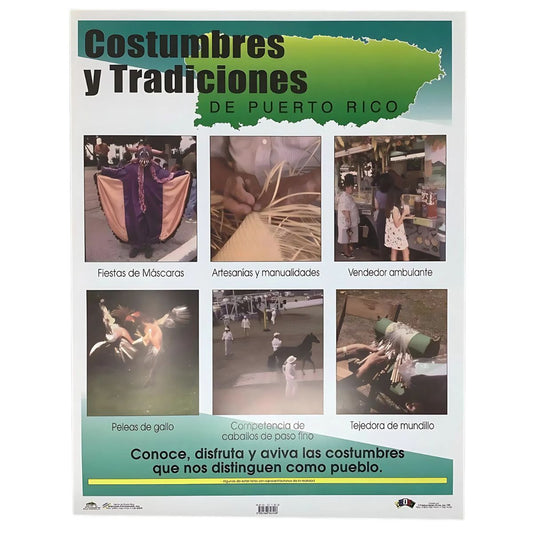 CARTEL COSTUMBRES Y TRADICIONES
