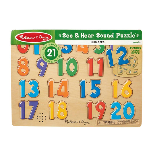 NUMBERS SOUND PUZZLE - 21 PIECES