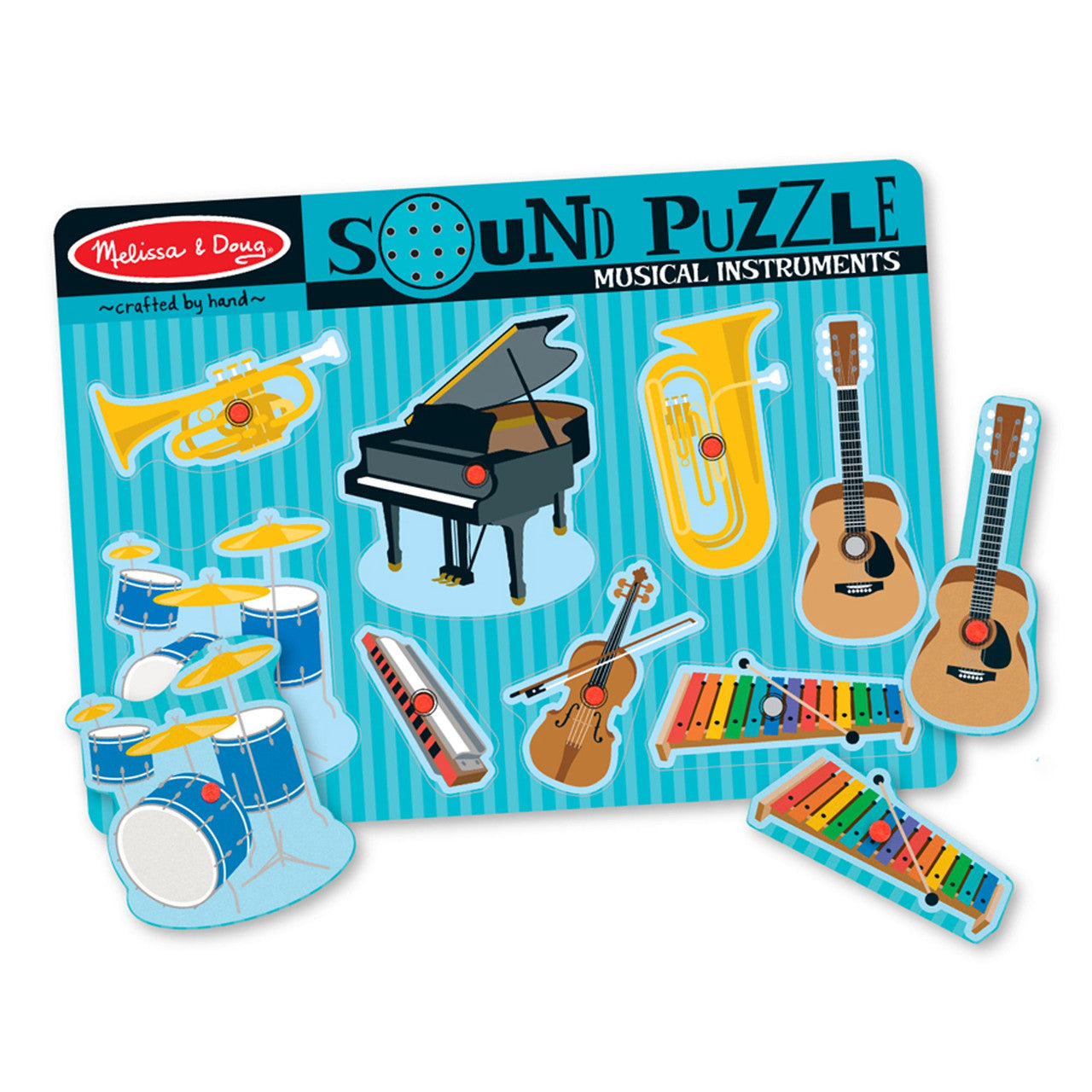 MUSICAL INSTRUMENTS SOUND PUZZLE 8 PC