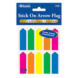 FLAGS NEON COLOR ARROW .5" X 1.7" PQ.10