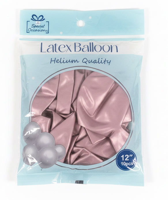 Latex Balloon | Color Lavander Metalic | 12IN | 10PK