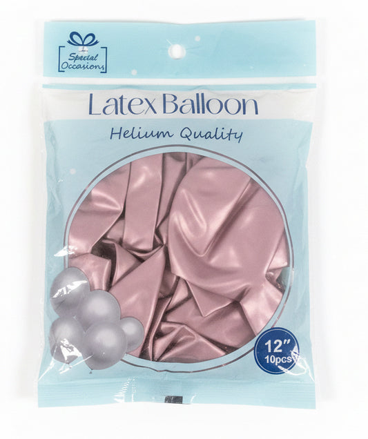 Latex Balloon | Color Lavander Metalic | 12IN | 10PK