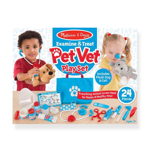 EXAMINE & TREAT PET VET PLAY SET