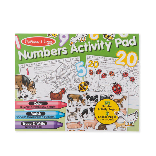 NUMBERS ACTIVITY PAD