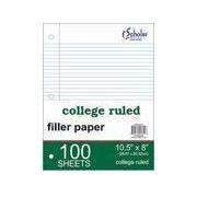 COLLEGE FILLER PAPER 100 HOJAS