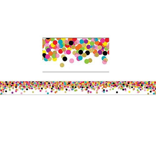 CONFETTI STRAIGHT BORDER