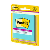 POST IT NOTE ASST 3" X 3" SUPER STICK