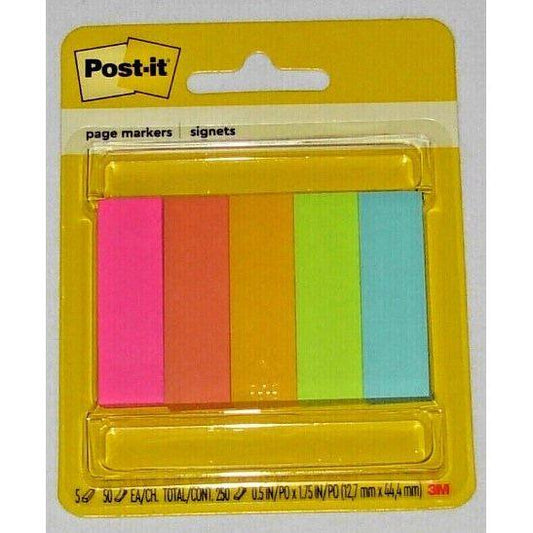 M3 PAGE MARKERS 1/2" NEON (PQ.5)