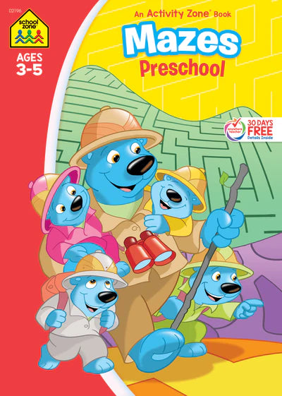 Mazes Preschool Workbook