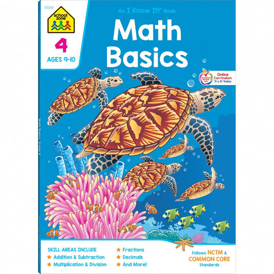 MATH BASICS GRADE 4 WORKBOOK