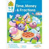 TIME, MONEY & FRACTIONS GRADES 1-2 WORKBOOK