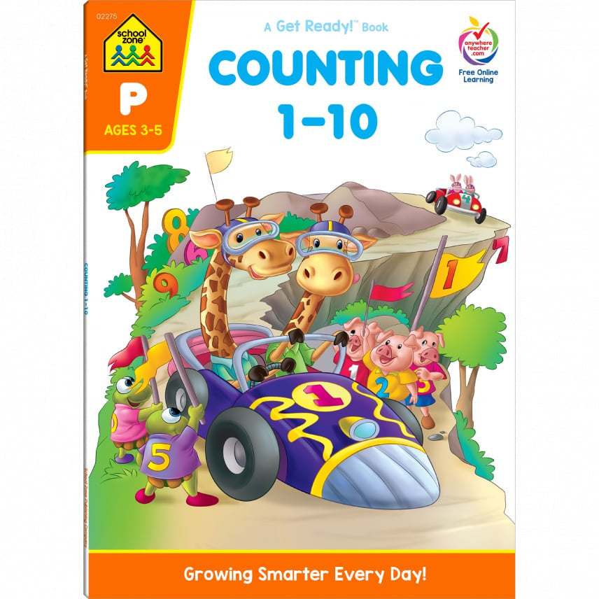 COUNTING 1-10 PRESCHOOL WORKBOOK