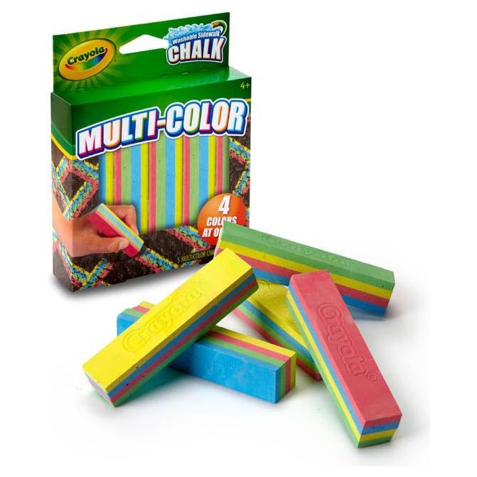 WASHABLE MULTI COLOR SIDEWALK CHALK