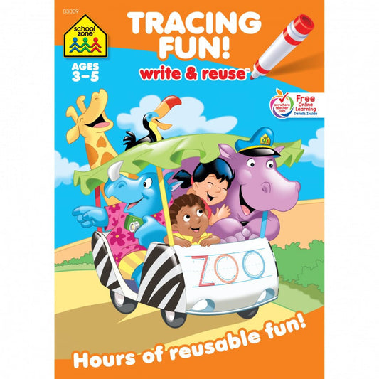 TRACING FUN! WRITE & REUSE WORKBOOK