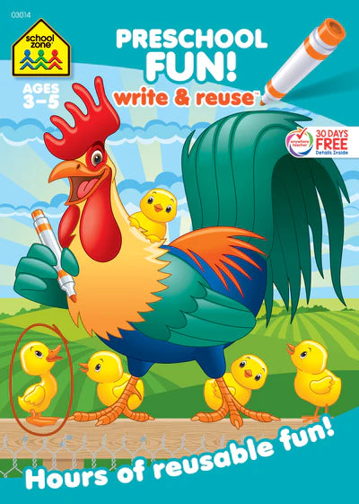 PRESCHOOL FUN! WRITE & REUSE