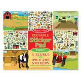 REUSABLE STICKER PAD - FARM