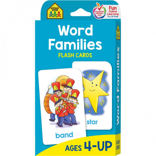 WORD FAMILIES FLASH CARDS