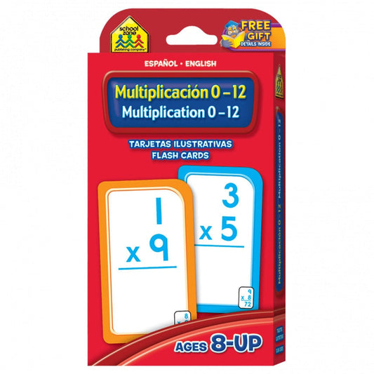 TARJETAS BILINGUE MULTIPLICACION