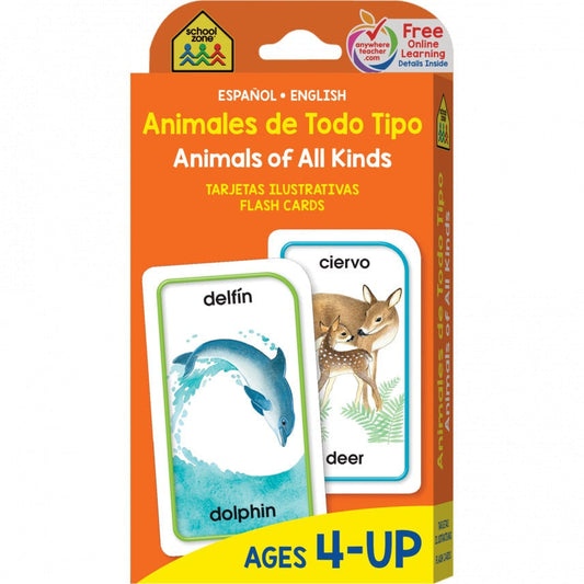 SZ TARJETAS BILINGUE ANIMALES 4-AGES
