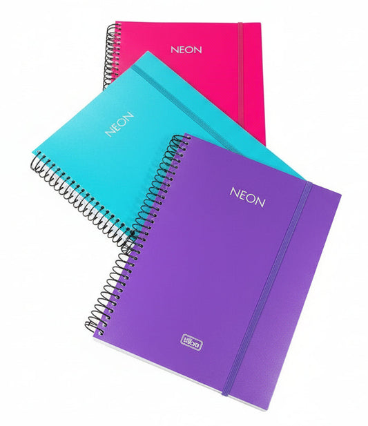 Libreta Universal Neon 160 pg 10 Materias