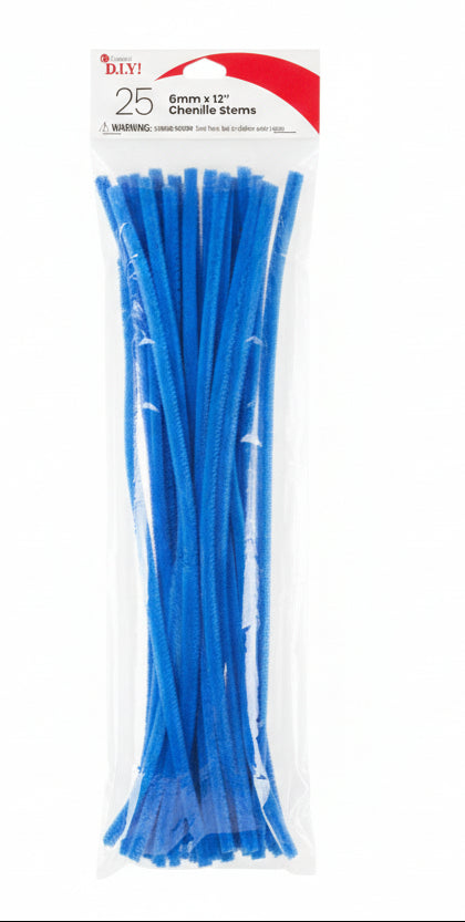 Cousin DIY Stems | 6mm x12" | 25pcs | Dark Blue