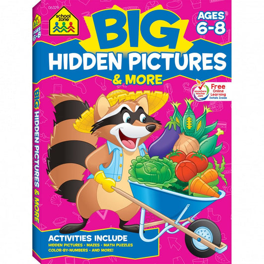 BIG HIDDEN PICTURES & MORE WORKBOOK