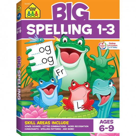 BIG SPELLING GRADES 1-3 WORKBOOK