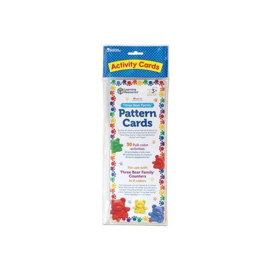 THREE BEAR FAMILY® DOUBLE-SIDED PATTERN CARDS 16PC