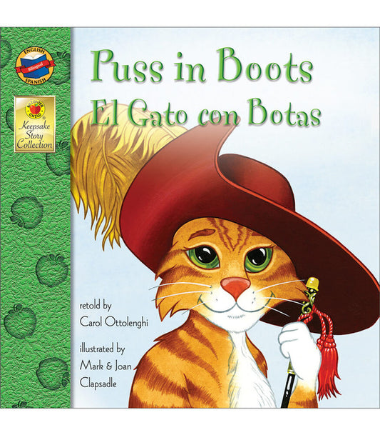 KEEPSAKE-PUSS BOOTS-BILINGUAL BOOKS