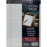 White Legal Pad Pk.3