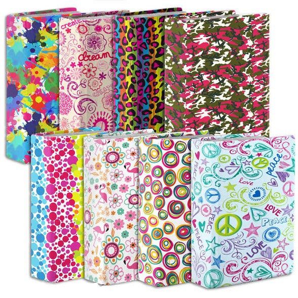 BOOK COVERS STRETCH JUMBO ASST