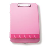 CLIPBOARD STORAGE SLIM CASE BREAST CANCER AWARENES