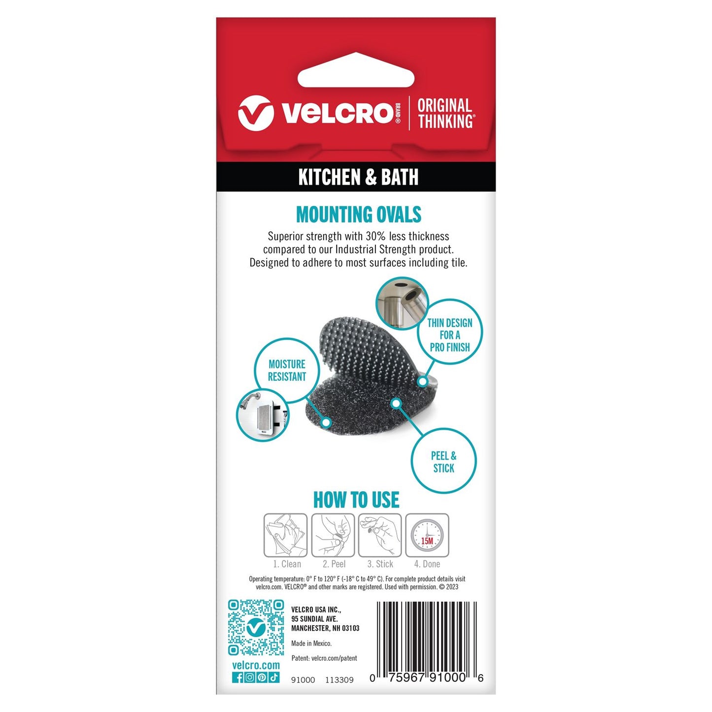 VELCRO® Brand Industrial Strength Coins | 1"X.75" | 10Pkg