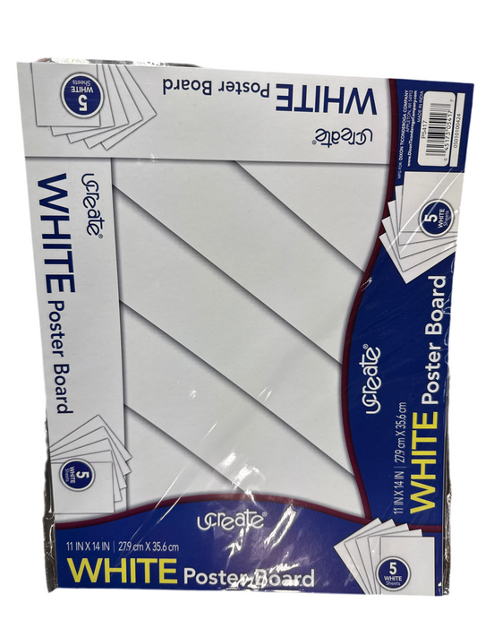 Poster Noard 11” x 14” White