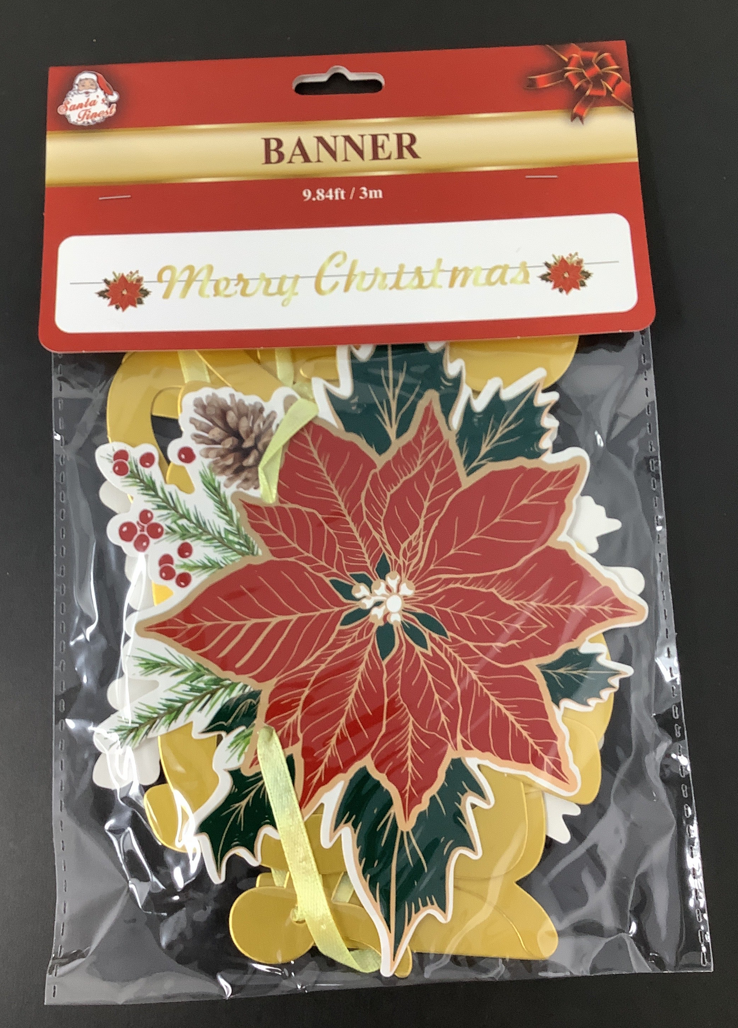 BANNER CHRISTMAS 10PC 7IN 10FT