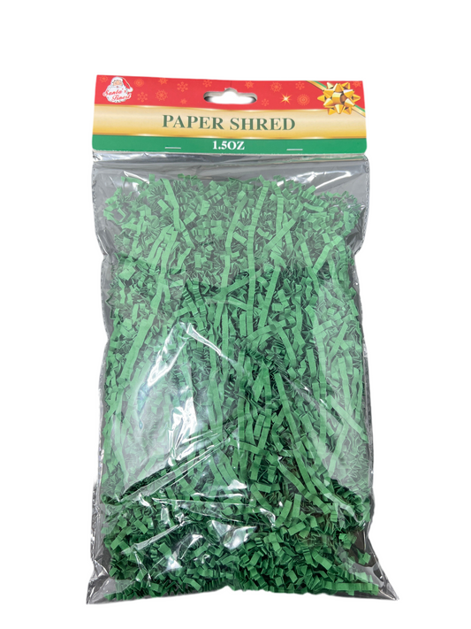 CHRITSMAS PAPER SHIRED 1.5 OZ