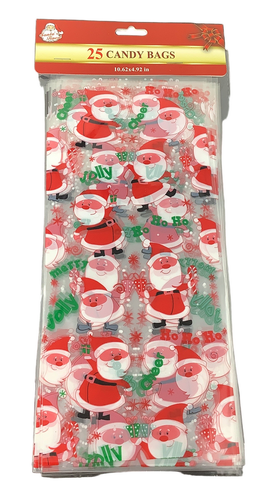 CELLO CANDY BAGS 25CT 12.5x27CM
