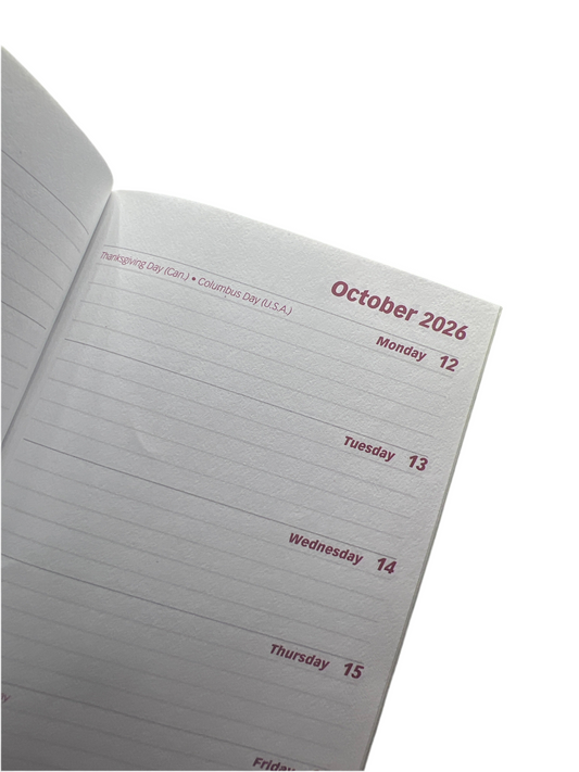 TWO-WEEK POCKET PLANNER BLACK