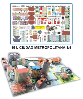 MODELO MAQUETAS CIUDAD METROPOLITANA 1/4