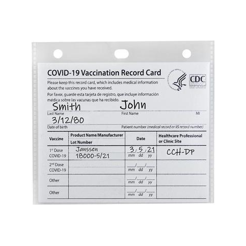 VACCINE CARD HOLDER