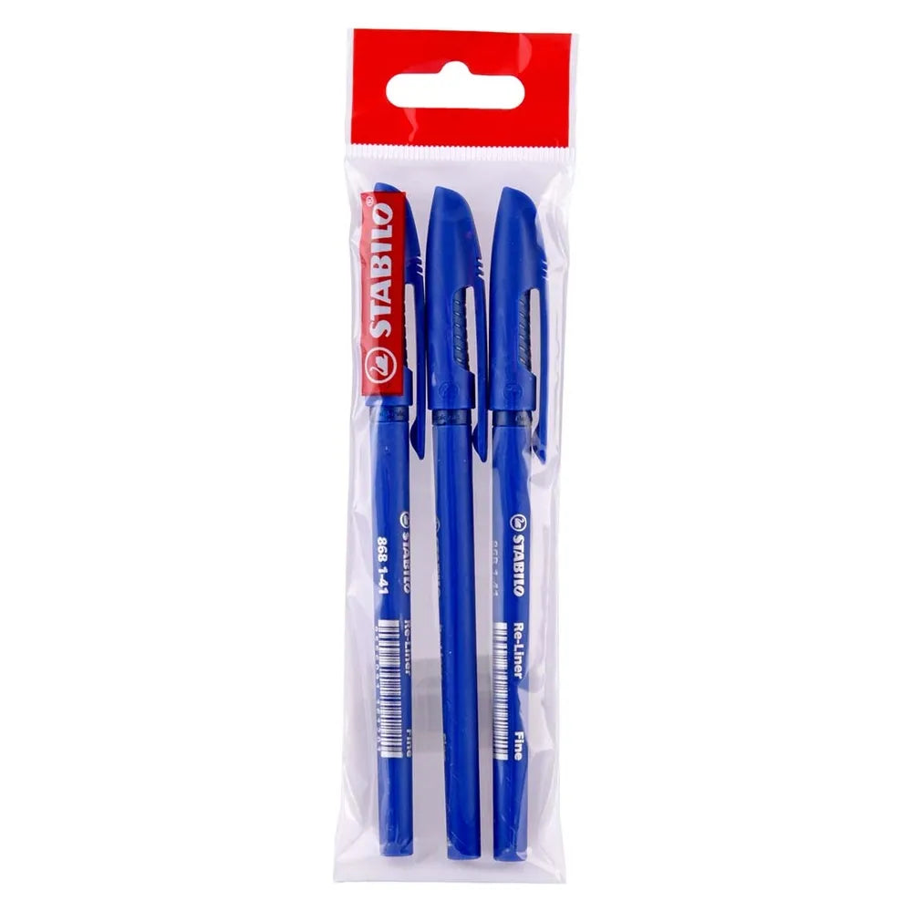 Pack con 3 bolígrafos Liner 808 tinta azul