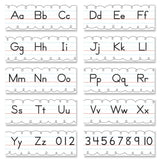 TRADITIONAL MANUSCRIPT ALPHABET LINE BULLETIN BOARD