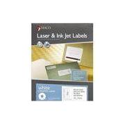 LABELS CD/DVD MATTE 4-1/4" WHITE 100 PC