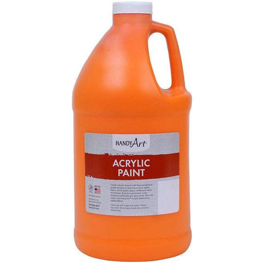 ACRYLIC CHROME ORANGE 1/2 GALLON