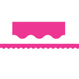 HOT PINK SCALLOPED BORDER