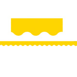 YELLOW GOLD SCALLOPED BORDER