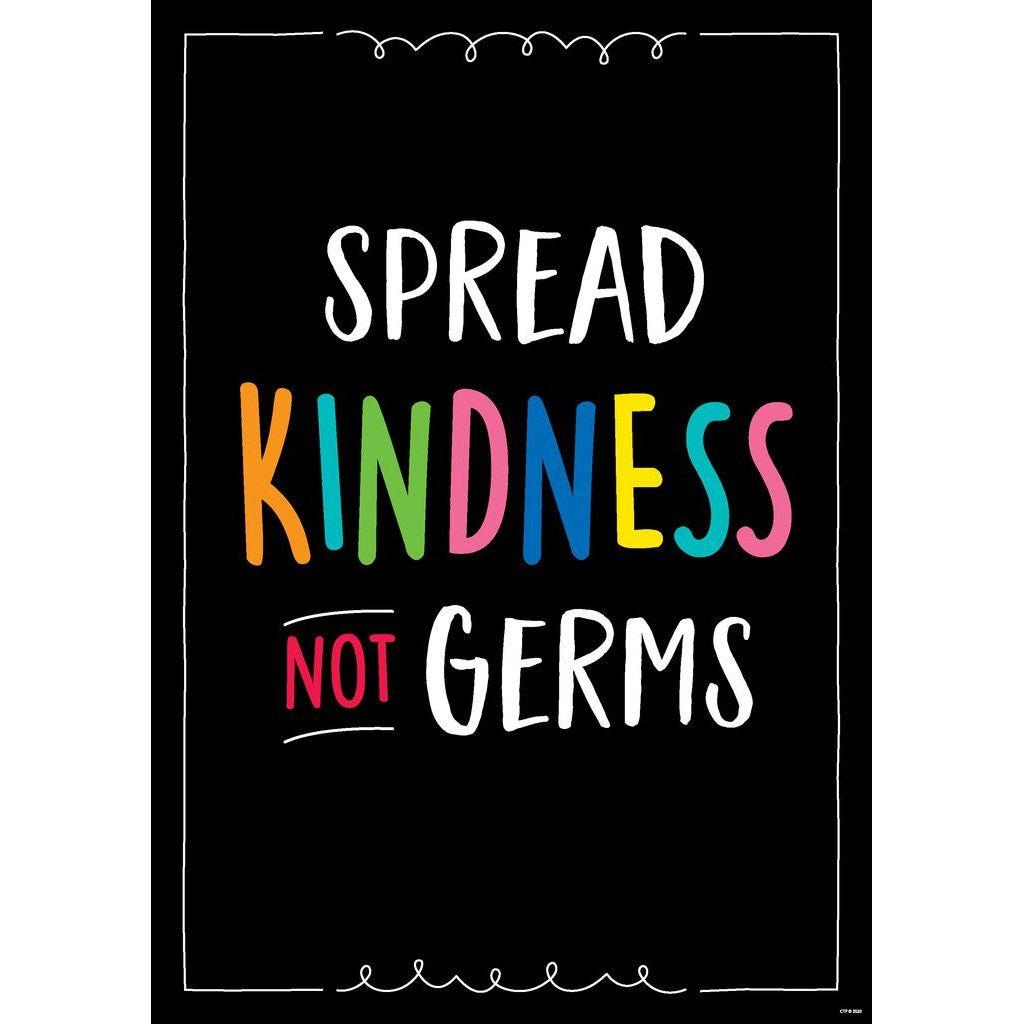 SPREAD KINDNESS NOT GERMS POSTER