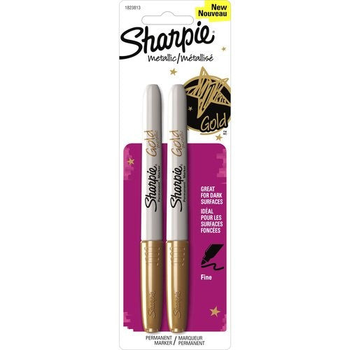 SHARPIE METALLIC GOLD PQT.2